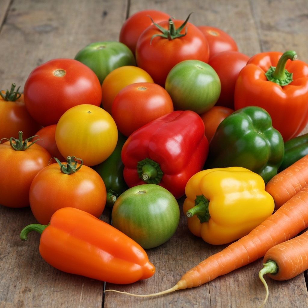 Verschiedene Gemüsesorten